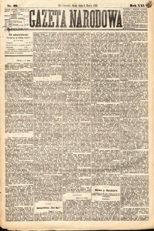 Gazeta Narodowa. 1882, nr 49