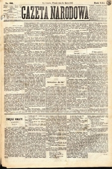 Gazeta Narodowa. 1882, nr 60