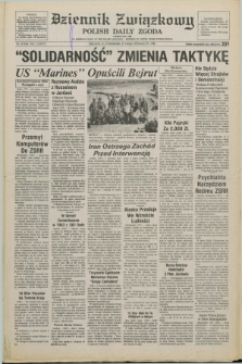 Dziennik Związkowy = Polish Daily Zgoda : an American daily in the Polish language – member of United Press International. R.77, No. 39 (27 lutego 1984)
