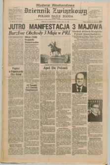 Dziennik Związkowy = Polish Daily Zgoda : an American daily in the Polish language – member of United Press International. R.77, No. 88 (4 i 5 maja 1984) - wydanie weekendowe