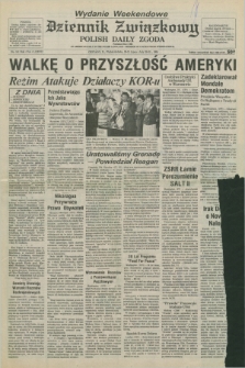 Dziennik Związkowy = Polish Daily Zgoda : an American daily in the Polish language – member of United Press International. R.77, No. 141 (20 i 21 lipca 1984) - wydanie weekendowe