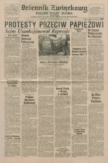 Dziennik Związkowy = Polish Daily Zgoda : an American daily in the Polish language – member of United Press International. R.78, No. 91 (13 maja 1985)