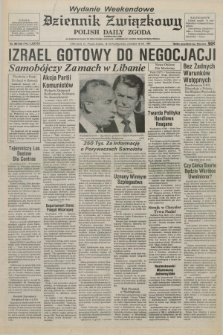 Dziennik Związkowy = Polish Daily Zgoda : an American daily in the Polish language – member of United Press International. R.78, No. 202 (18 i 19 października 1985) - wydanie weekendowe