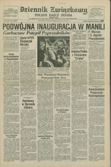 Dziennik Związkowy = Polish Daily Zgoda : an American daily in the Polish language – member of United Press International. R.79, No. 38 (25 lutego 1986)