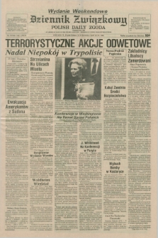 Dziennik Związkowy = Polish Daily Zgoda : an American daily in the Polish language – member of United Press International. R.79, No. 76 (18 i 19 kwietnia 1986) - wydanie weekendowe