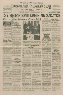 Dziennik Związkowy = Polish Daily Zgoda : an American daily in the Polish language – member of United Press International. R.79, No. 183 (19 i 20 września 1986) - wydanie weekendowe