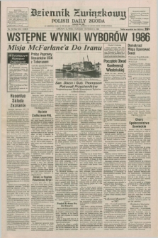 Dziennik Związkowy = Polish Daily Zgoda : an American daily in the Polish language – member of United Press International. R.79, No. 216 (5 listopada 1986)