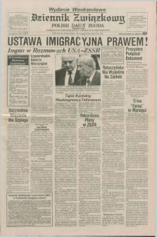 Dziennik Związkowy = Polish Daily Zgoda : an American daily in the Polish language – member of United Press International. R.79, No. 218 (7 i 8 listopada 1986) - wydanie weekendowe