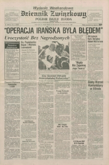 Dziennik Związkowy = Polish Daily Zgoda : an American daily in the Polish language – member of United Press International. R.79, No. 228 (21 i 22 listopada 1986) - wydanie weekendowe