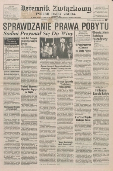 Dziennik Związkowy = Polish Daily Zgoda : an American daily in the Polish language – member of United Press International. R.80, No. 14 (21 stycznia 1987)