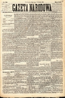 Gazeta Narodowa. 1882, nr 80