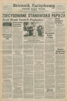 Dziennik Związkowy = Polish Daily Zgoda : an American daily in the Polish language – member of United Press International. R.80, No. 181 (17 września 1987)