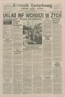 Dziennik Związkowy = Polish Daily Zgoda : an American daily in the Polish language – member of United Press International. R.81, No. 105 (1 czerwca 1988)