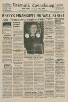 Dziennik Związkowy = Polish Daily Zgoda : an American daily in the Polish language – member of United Press International. R.82, No. 199 (16 października 1989)