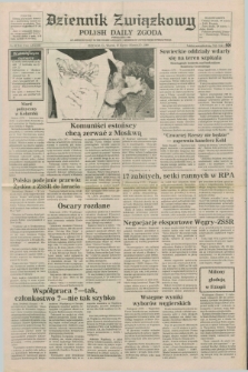 Dziennik Związkowy = Polish Daily Zgoda : an American daily in the Polish language – member of United Press International. R.83, No. 60 (27 marca 1990)