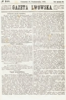 Gazeta Lwowska. 1866, nr 240