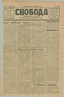 Svoboda : selâns'ka gazeta : organ Ukraïns'kogo Nacional'no-Demokratičnogo Obêdnannâ. R.30, Č. 20 (13 travnâ 1928)