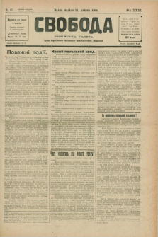 Svoboda : selâns'ka gazeta : organ Ukraïns'kogo Nacional'no-Demokratičnogo Obêdnannâ. R.31, Č. 17 (21 kvìtnâ 1929)