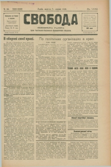 Svoboda : selâns'ka gazeta : organ Ukraïns'kogo Nacional'no-Demokratičnogo Obêdnannâ. R.31, Č. 28 (7 lipnâ 1929) [po konfiskacie]