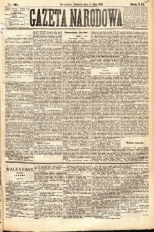 Gazeta Narodowa. 1882, nr 111
