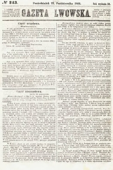 Gazeta Lwowska. 1866, nr 243