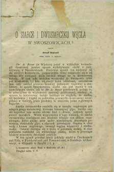 Przegląd Techniczny : pismo miesięczne poświęcone sprawom techniki i przemysłu. [R.3], T.5, [z. 1] ([styczeń] 1877) + wkładka