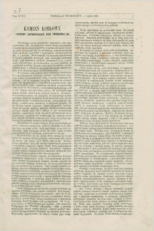 Przegląd Techniczny : pismo miesięczne poświęcone sprawom techniki i przemysłu. [R.9], T.18, z.7 (lipiec 1883)