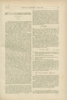 Przegląd Techniczny : pismo miesięczne poświęcone sprawom techniki i przemysłu. [R.11], T.21, [z. 3] (marzec 1885)