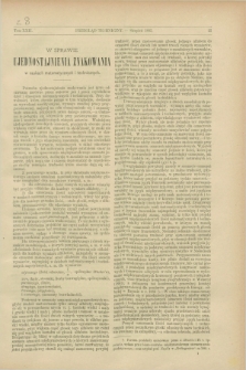 Przegląd Techniczny : pismo miesięczne poświęcone sprawom techniki i przemysłu. [R.11], T.22, [z. 8] (sierpień 1885)
