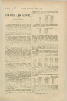 Przegląd Techniczny : czasopismo miesięczne poświęcone sprawom techniki i przemysłu. [R.12], T.23, [z. 4] (kwiecień 1886)