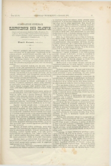 Przegląd Techniczny : czasopismo miesięczne poświęcone sprawom techniki i przemysłu. [R.18], T.29, [z. 4] (kwiecień 1892)