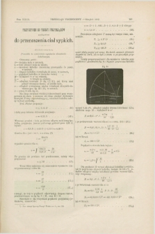 Przegląd Techniczny : czasopismo miesięczne poświęcone sprawom techniki i przemysłu. [R.18], T.29, [z. 8] (sierpień 1892)