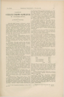 Przegląd Techniczny : czasopismo miesięczne poświęcone sprawom techniki i przemysłu. [R.18], T.29, [z. 9] (wrzesień 1892)