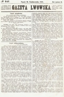 Gazeta Lwowska. 1866, nr 247
