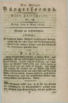 Der Brieger Bürgerfreund : eine Zeitschrift. [Jg.9], No. 18 (2 May 1817) + dod.