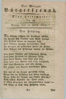 Der Brieger Bürgerfreund : eine Zeitschrift. [Jg.9], No. 28 (11 July 1817) + dod.