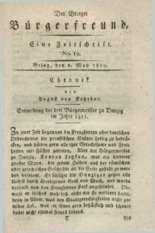 Der Brieger Bürgerfreund : eine Zeitschrift. [Jg.11], No. 19 (6 May 1819) + dod.