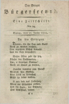 Der Brieger Bürgerfreund : eine Zeitschrift. [Jg.11], No. 24 (11 Juny 1819) + dod.