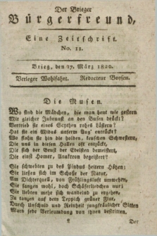 Der Brieger Bürgerfreund : eine Zeitschrift. [Jg.12], No. 11 (17 März 1820) + dod.