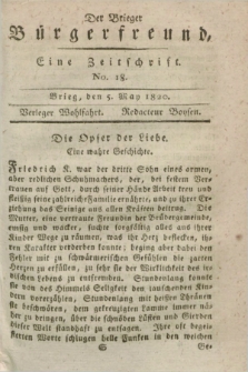 Der Brieger Bürgerfreund : eine Zeitschrift. [Jg.12], No. 18 (5 May 1820) + dod.
