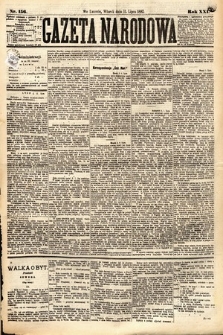 Gazeta Narodowa. 1882, nr 156