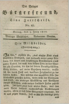 Der Brieger Bürgerfreund : eine Zeitschrift. [Jg.14], No. 27 (5 July 1822) + dod.