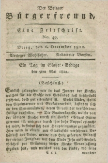 Der Brieger Bürgerfreund : eine Zeitschrift. [Jg.14], No. 49 (6 December 1822) + dod.