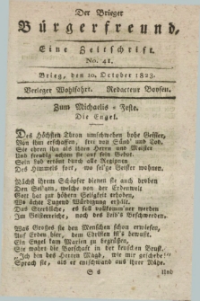 Der Brieger Bürgerfreund : eine Zeitschrift. [Jg.15], No. 41 (10 October 1823) + dod.