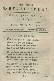 Der Brieger Bürgerfreund : eine Zeitschrift. [Jg.16], No. 30 (23 Juli 1824) + dod.