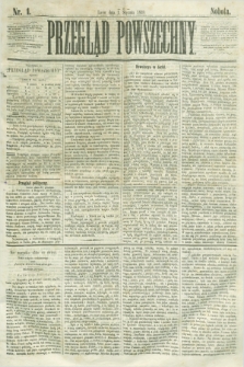 Przegląd Powszechny. 1859, nr 1 (1 stycznia)