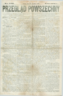 Przegląd Powszechny. 1860, nr 110 (27 grudnia)