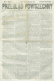 Przegląd Powszechny. 1861, nr 14 (31 stcznia) + dod.