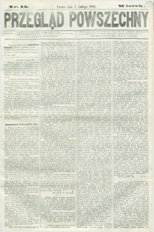 Przegląd Powszechny. 1861, nr 15 (5 lutego)