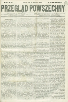 Przegląd Powszechny. 1861, nr 51 (20 czerwca)